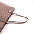 LOUIS VUITTON LV GHW Neverfull MM Shoulder Tote Bag N51105 Damier Brown v3
