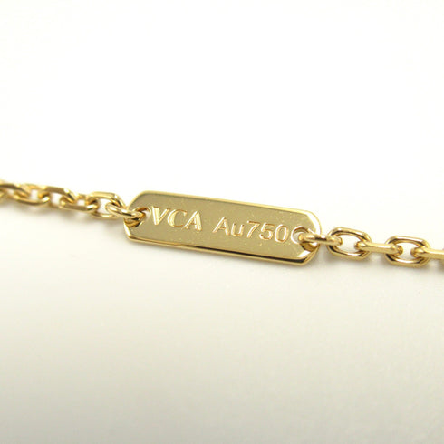 Van Cleef & Arpels De Papillon Necklace pendant K18YG Diamond Turquoise used