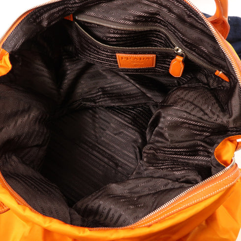 PRADA SHW Tote Bag VA0681 Nylon Orange