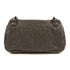 BOTTEGA VENETA Cowhide Leather Chain Shoulder Bag Shoulder Bag Gray Calfskin...