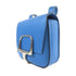 HERMES PHW Mini Della Shoulder Bag Veau Epsom Leather Blue Mykonos
