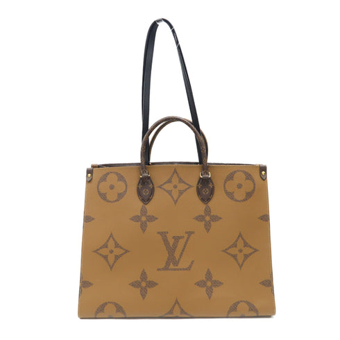 LOUIS VUITTON LV GHW On The Go GM 2 Way Bag M44576 Monogram Giant Reverse Brown