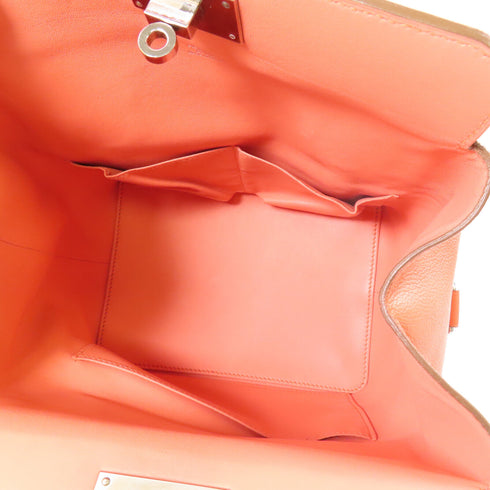 HERMES PHW Tool Box 20 Handbag 2 Way Shoulder Bag Evercolor Crevette