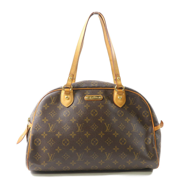 LOUIS VUITTON LV GHW Montorgueil PM Shoulder Bag M95565 Monogram Brown v8