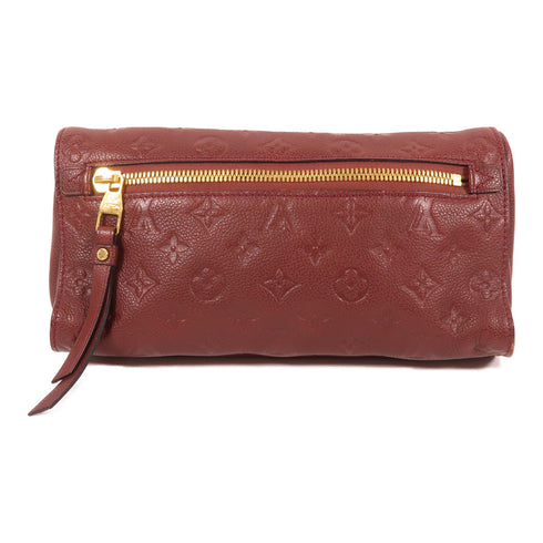 LOUIS VUITTON LV GHW Petillante Clutch Bag Pouch Monogram Empreinte Red