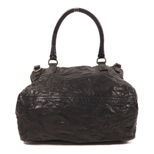 GIVENCHY Pandora 2 Way Shoulder Bag Calfskin Leather Black
