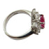 FINE JEWELRY 1.27ct Ruby 0.75ct Diamond Ring US#5.75 PT900 Platinum