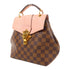 LOUIS VUITTON LV GHW Clapton Backpack N42262 Damier Ebene Pink/Brown