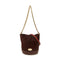 MULBERRY GHW 2way Shoulder Bag Calfskin Leather Bordeaux Color