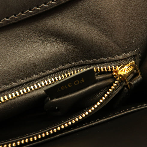 LOUIS VUITTON LV GHW Studs Bicolor 2Way Shoulder Hand Bag M51654 Beige/Black