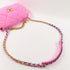 Chanel CC GHW Chanel 19 Chain Shoulder Bag Handbag Canvas Pink
