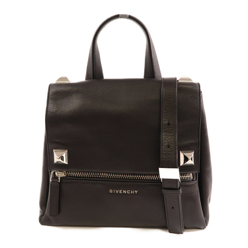GIVENCHY SHW 2 Way Shoulder Bag Calfskin Leather