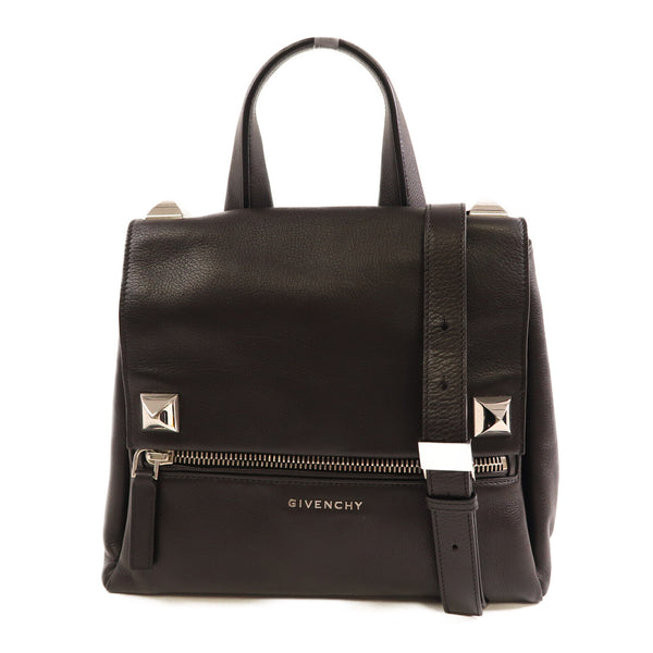 GIVENCHY SHW 2 Way Shoulder Bag Calfskin Leather