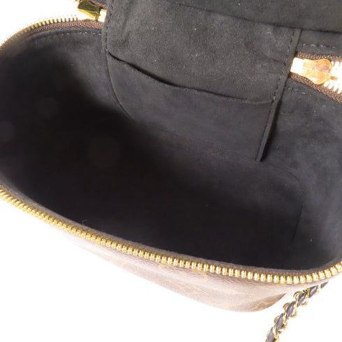 LOUIS VUITTON LV GHW Vanity PM 2 Way Shoulder Bag M45165 Monogram Reverse Brown v1