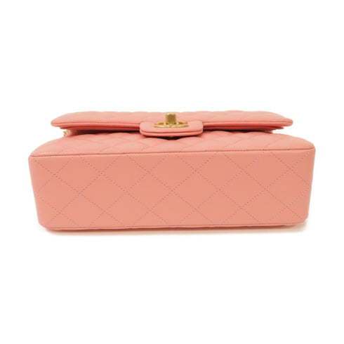 CHANEL Quilted CC GHW Classic Chain Shoulder Bag A01113 Lambskin Leather Pink