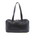 BVLGARI SHW Shoulder Bag Calfskin Leather Black