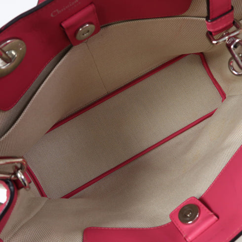 Christian Dior CD SHW 2 Way Shoulder Bag Canvas Pink