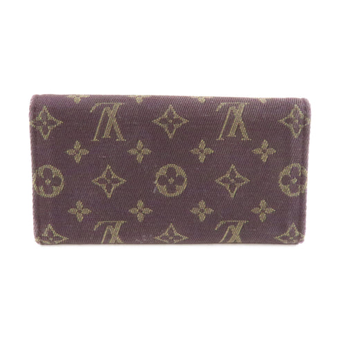 LOUIS VUITTON LV GHW Key Case M95231 Monogram Mini Lin Canvas Brown
