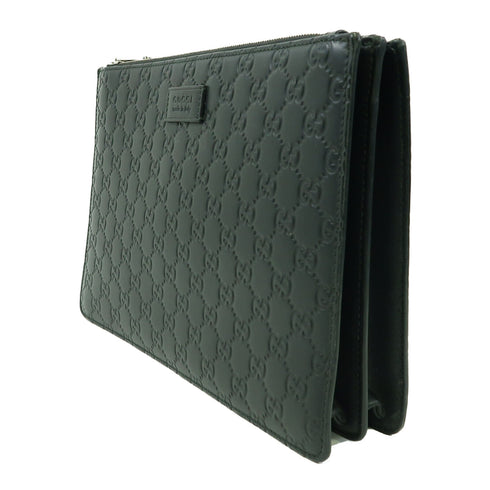 GUCCI GG SHW Shoulder Bag 450953 Calfskin Leather Black