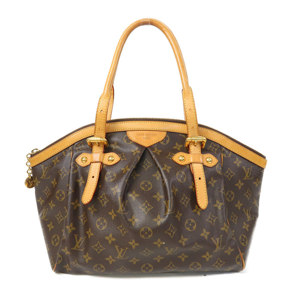 LOUIS VUITTON LV GHW Tivoli GM Handbag M40144 Monogram Brown v1