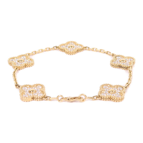 Van Cleef & Arpels Alhambra Bracelet 18K Yellow Gold
