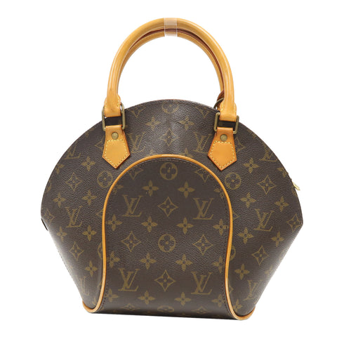 LOUIS VUITTON LV GHW Ellipse PM Handbag M51127 Monogram Brown v2