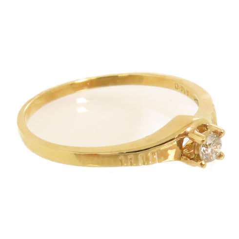 JEWELRY Diamond Ring US#7.5 18K Yellow Gold