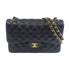 CHANEL Quilted CC GHW Classic Jumbo Chain Shoulder Bag A58600 Caviar Leather