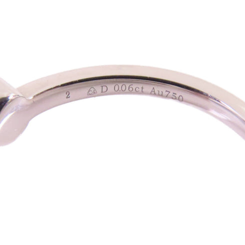 FINE JEWELRY 18K 0.06ct Diamond Ear Cuff 18K White Gold