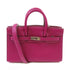 HERMES PHW Tiny Birkin Shoulder Bag Swift Leather K5 Tosca Purple