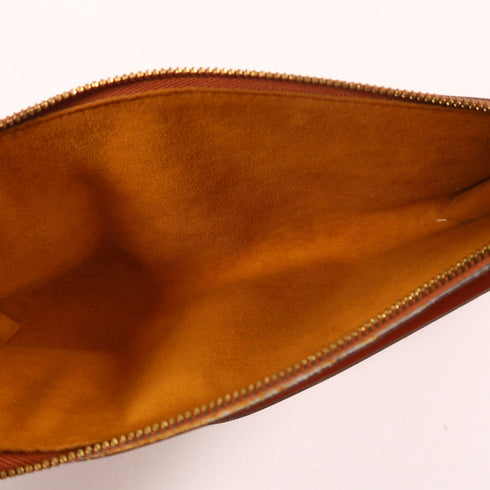 LOUIS VUITTON LV GHW Pochette Accessories Hand Bag M52982 Epi Caramel