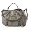 McQueen Shoulder Bag Metallic Gray