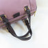LOEWE GHW 2 Way Shoulder Handbag Calfskin Leather Purple