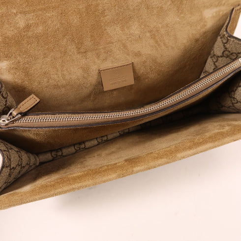 GUCCI GG GG Supreme Dionysus Chain Shoulder Bag 400249 Coated Canvas Brown