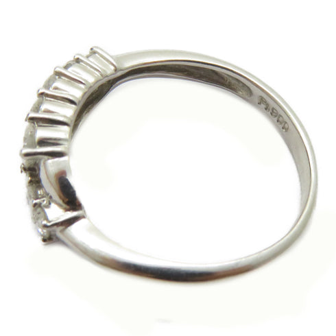 FINE JEWELRY 0.50ct Diamond Ring Platinum PT950 Platinum US#6.25