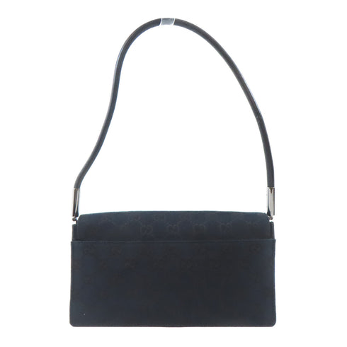 GUCCI GG SHW Shoulder Handbag 001.3815 Canvas Blue