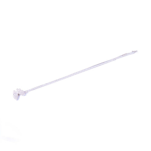 Van Cleef & Arpels Two Butterfly Necklace Accessories VCAR03M400 18K White Gold