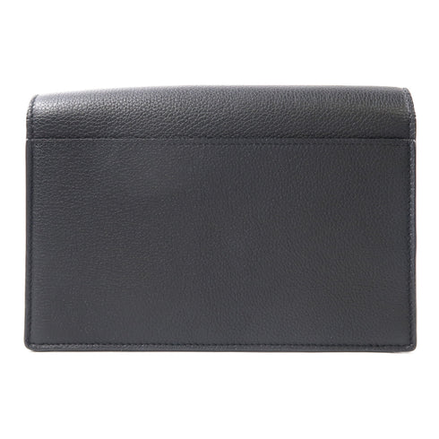 LOUIS VUITTON LV SHW Mylockme Chain Shoulder Bag M63471 Calfskin Leather Black v2