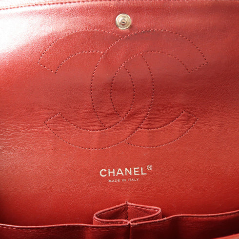 CHANEL CC SHW Large Classic Chain Shoulder Bag A58600 Calfskin Leather Red