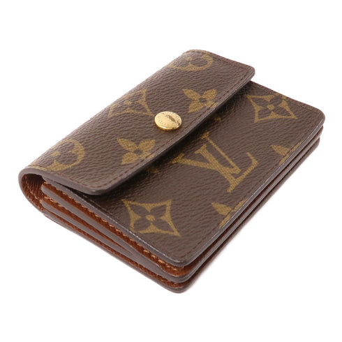 LOUIS VUITTON LV GHW Coin Card Case Purse M58007 Monogram Brown