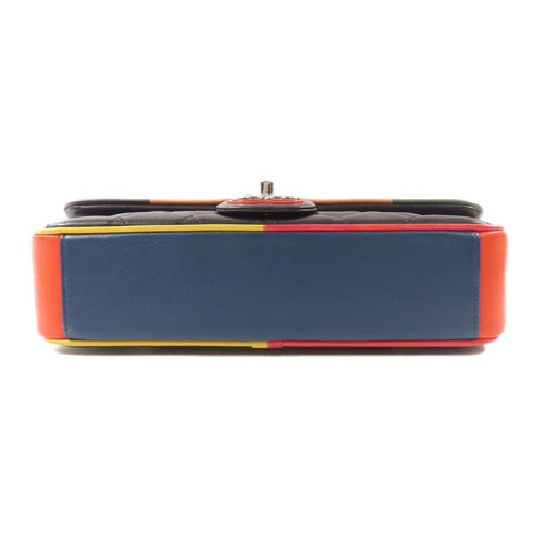 CHANEL CC SHW Chain Shoulder Bag Leather