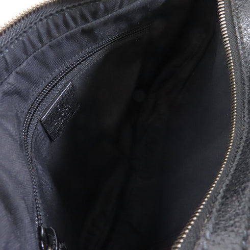 GUCCI GG SHW Shoulder Bag 122790 Canvas Black