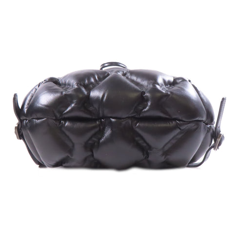 CHANEL CC SHW Chesterfield Backpack Calfskin Leather Black