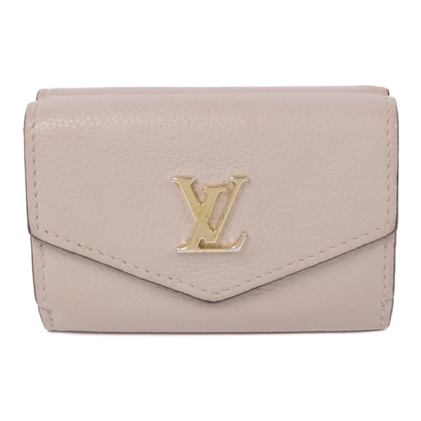 LOUIS VUITTON LV GHW Lockmini Wallet M69340 Calfskin Leather