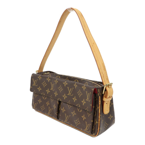 LOUIS VUITTON LV GHW Viva Cite Shoulder Bag M51164 Monogram Brown