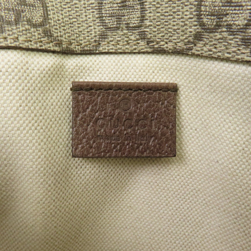 GUCCI GG GHW Neo Vintage GG Suprem Waist Bag 493930 Coated Canvas Brown