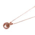 Fine Jewelry 0.50ct Diamond Necklace 18K Rose Gold