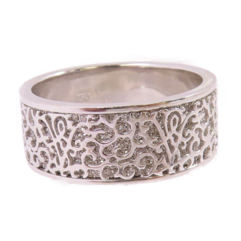 Fine Jewelry 1.089ct Diamond Web of Desire Ring US#11.5 18K White Gold