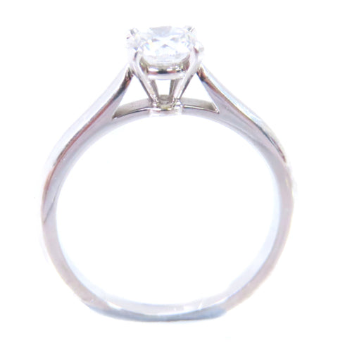 CARTIER 0.55ct Diamond Engagement Ring US#4.25 Cartier#48 PT950 Platinum