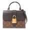 LOUIS VUITTON LV GHW Locky BB 2 Way Shoulder Bag M44141 Monogram Brown Black v1